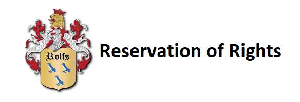 Reservation of Rights