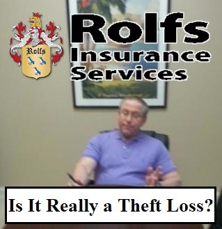 Mysterious Disappearance or a Theft Insurance Loss?