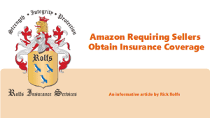 Amazon requiring sellers obtain insurance